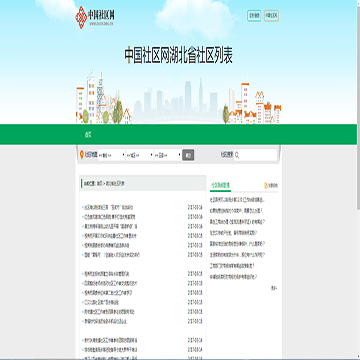 中国社区网湖北省社区列表