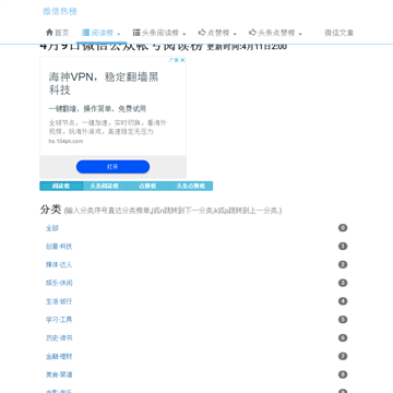 微信热榜